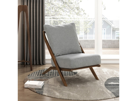Кресло HOMELEGANCE ELORA 1057GY-1 GREY (1) 