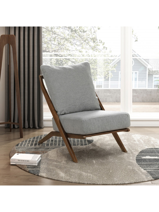 Բազկաթոռ HOMELEGANCE ELORA 1057GY-1 GREY (1) 