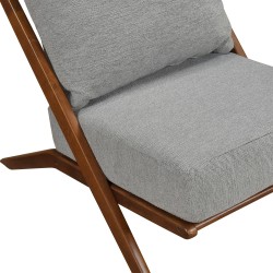 Кресло HOMELEGANCE ELORA 1057GY-1 GREY (1) 