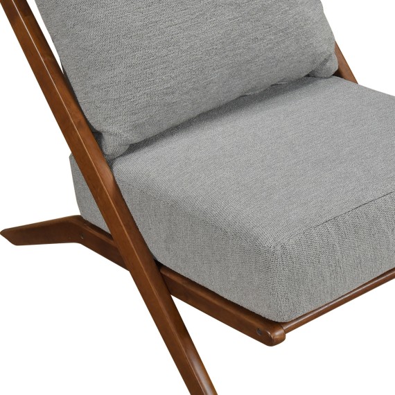Բազկաթոռ HOMELEGANCE ELORA 1057GY-1 GREY (1) 