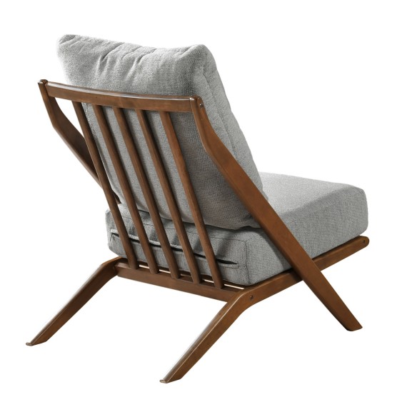 Բազկաթոռ HOMELEGANCE ELORA 1057GY-1 GREY (1) 