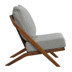 Кресло HOMELEGANCE ELORA 1057GY-1 GREY (1) 