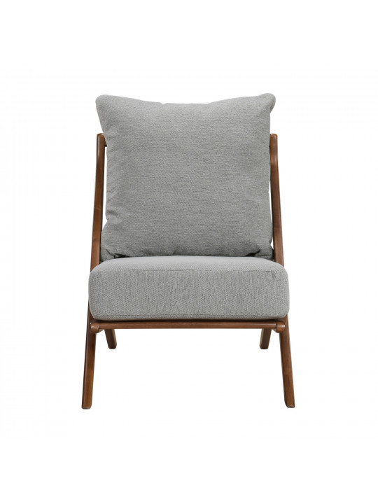 Բազկաթոռ HOMELEGANCE ELORA 1057GY-1 GREY (1) 
