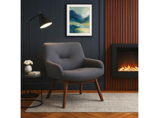 Armchair IVORIE IVC-1191 WALNUT AEROS 5 