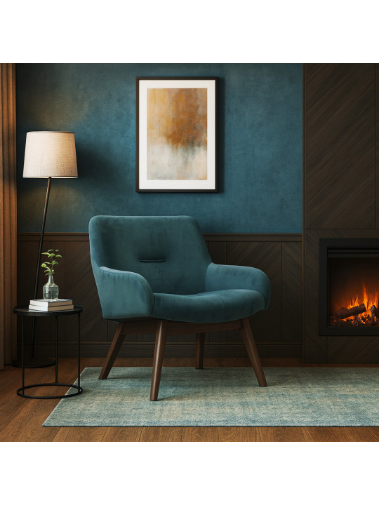 Բազկաթոռ IVORIE IVC-1191 WALNUT FIORI 23 