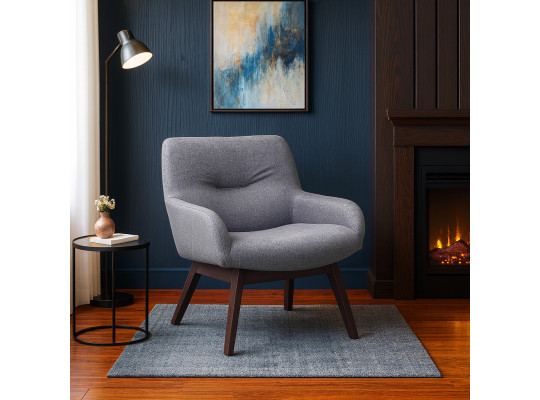 Armchair IVORIE IVC-1191 WALNUT KAVIR 4 