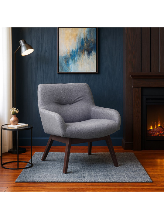 Բազկաթոռ IVORIE IVC-1191 WALNUT KAVIR 4 