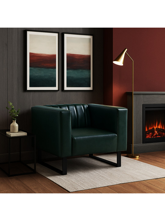 Բազկաթոռ HOBEL POLO 1 F/R GREEN PHANTOM 20 (2) 