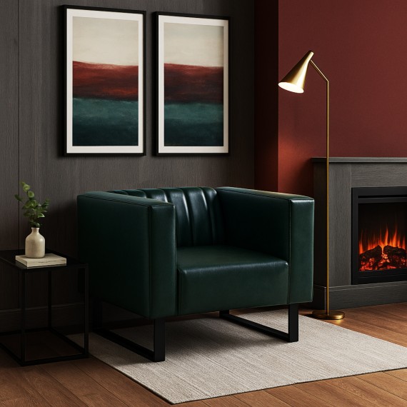 Armchair HOBEL POLO 1 F/R GREEN PHANTOM 20 (2) 