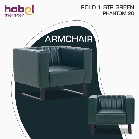 Armchair HOBEL POLO 1 F/R GREEN PHANTOM 20 (2) 
