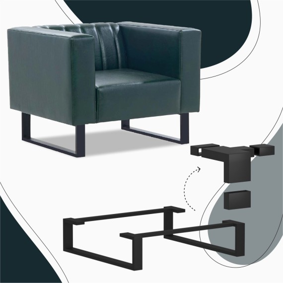 Armchair HOBEL POLO 1 F/R GREEN PHANTOM 20 (2) 