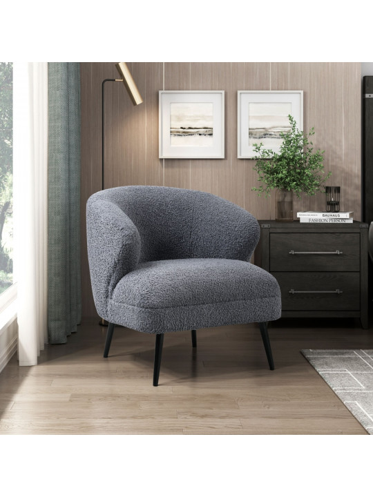 Բազկաթոռ HOMELEGANCE SAMARA 1250F3S GREY (1) 