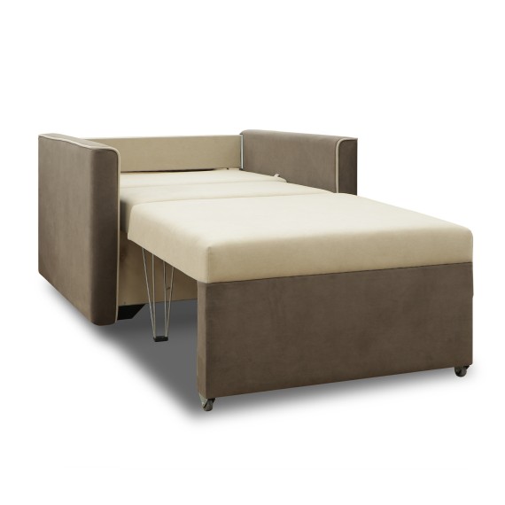 Armchair HOBEL SCALA/F BEIGE LEONARDO 3/ BROWN LEONARDO 6 (3) 
