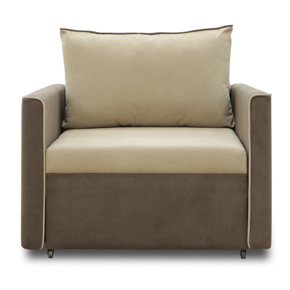 Armchair HOBEL SCALA/F BEIGE LEONARDO 3/ BROWN LEONARDO 6 (3) 