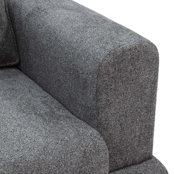 Кресло HOBEL SIDNEY PLUS 1 F/R DARK GREY BEATTO 1079 (1) 