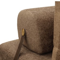 Кресло HOBEL SOFI WOOD BROWN BUKLE 27/1 (2) 