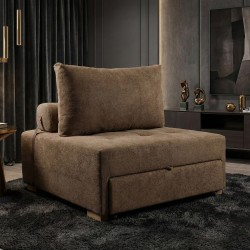 Кресло HOBEL SOFI WOOD BROWN BUKLE 27/1 (2) 