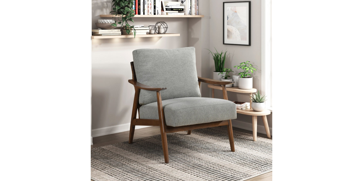 Кресло HOMELEGANCE TORIN 1056GY-1 GREY (1) 