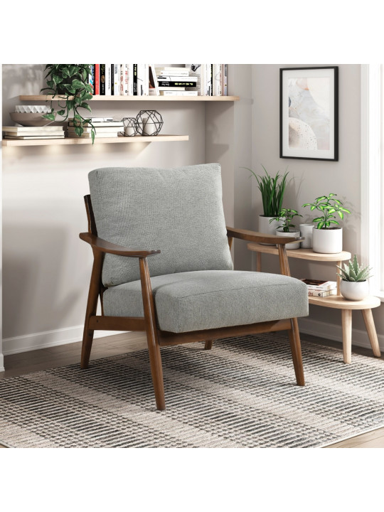 Բազկաթոռ HOMELEGANCE TORIN 1056GY-1 GREY (1) 