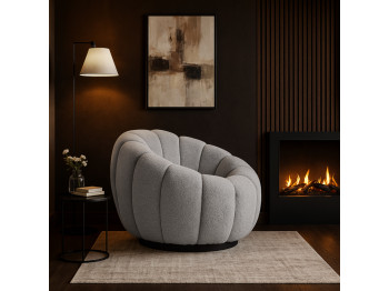 Кресло HOBEL TWIX GREY KUZU 7 (1) 