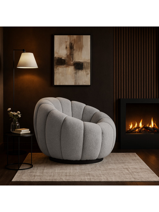 Armchair HOBEL TWIX GREY KUZU 7 (1) 