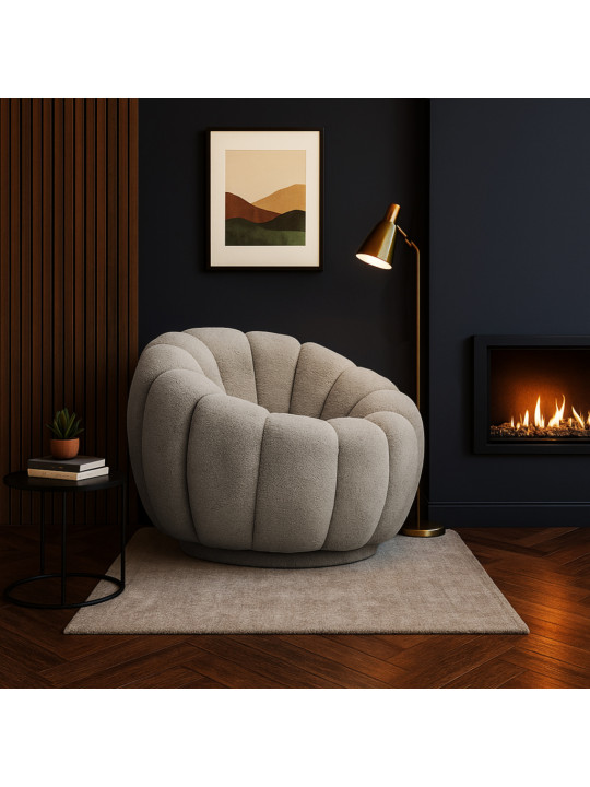 Кресло HOBEL TWIX LIGHT CAPPUCCINO KUZU 2 (1) 