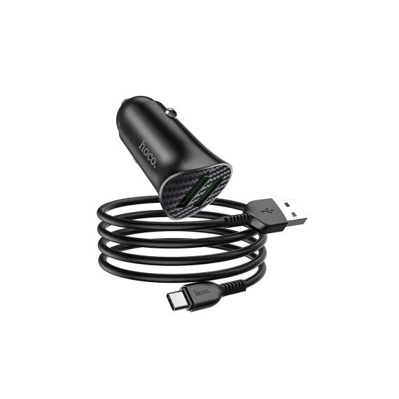 Автомобильные зарядные устроиства HOCO Z39 TYPE-C (735089-43)