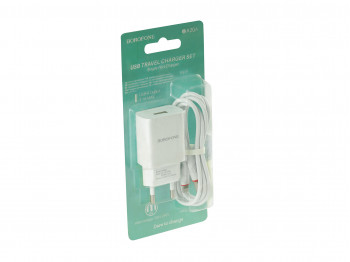 Power adapter BOROFONE  BA20A FOR IPHONE (700728-341)