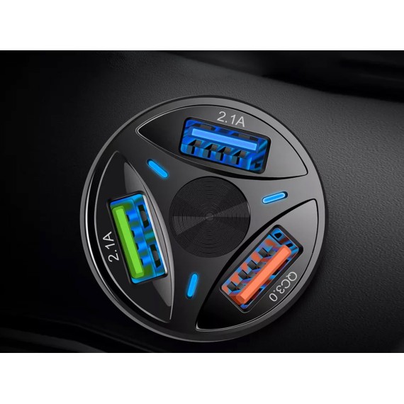 Автомобильные зарядные устроиства ORIGINAL QC 3.0 BK (735065-66)