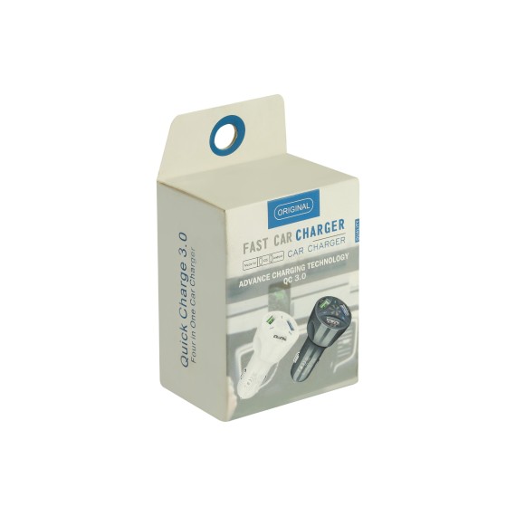 Автомобильные зарядные устроиства ORIGINAL QC 3.0 BK (735065-66)