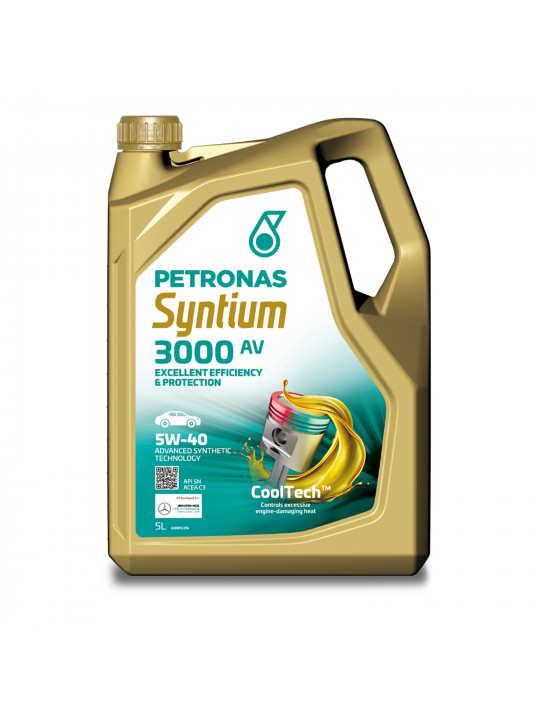 Շարժիչի յուղ PETRONAS SYNTIUM 3000 E 5W-40 5L (70731M12EU)