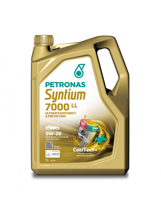 Масло моторное PETRONAS SYNTIUM 7000 LL 0W-20 5L (70719M12EU)