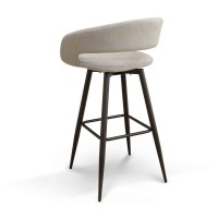 Барный стул MAMADOMA BARNY-R 900 ЧЕРНЫЙ/GREY LUX b22 
