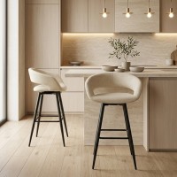 Барный стул MAMADOMA BARNY-R 900 ЧЕРНЫЙ/CREAM LUX b03 