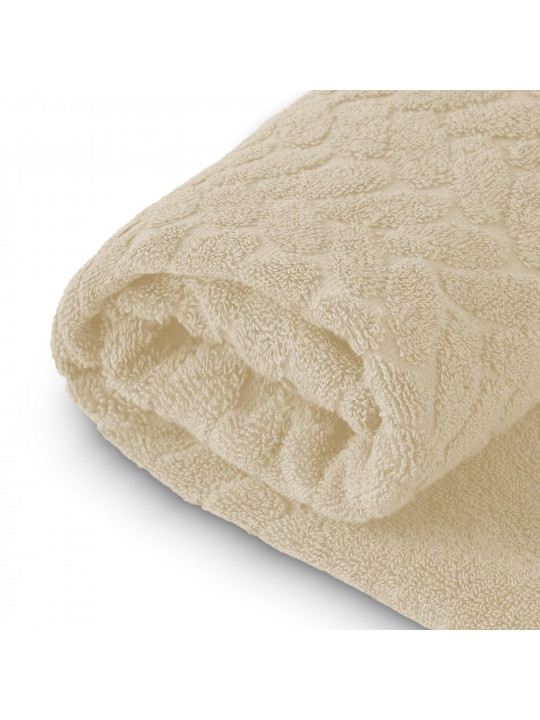 Լոգանքի սրբիչ RESTFUL ADRIANA IVORY A0012 550GSM 70X140 