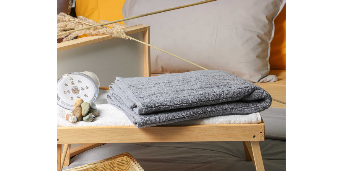 Bathroom towel RESTFUL DUSTY BLUE 500GSM 70X140 