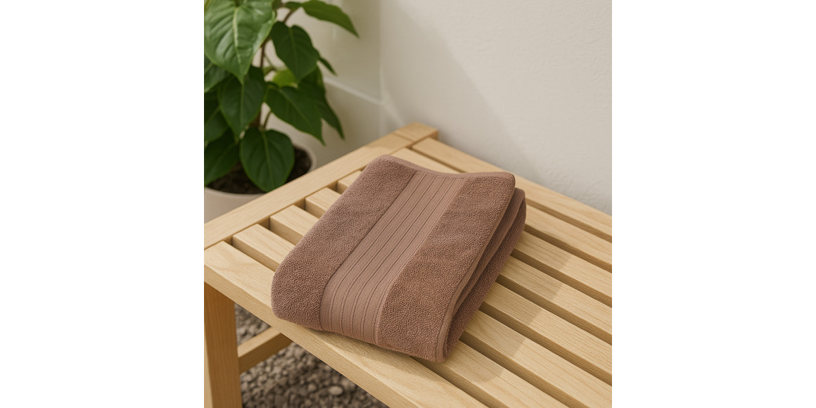 Bathroom towel RESTFUL TRUFFLE 450GSM 70X140 GLENVER (621200)