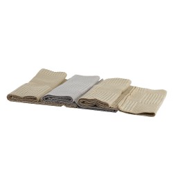 Набор кухонных полотенец VETEXUS VDS 3PC LIGHT GREY WITH BEIGE 50X70 (131084) 