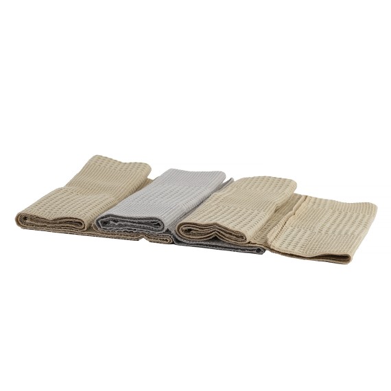 Набор кухонных полотенец VETEXUS VDS 3PC LIGHT GREY WITH BEIGE 50X70 (131084) 