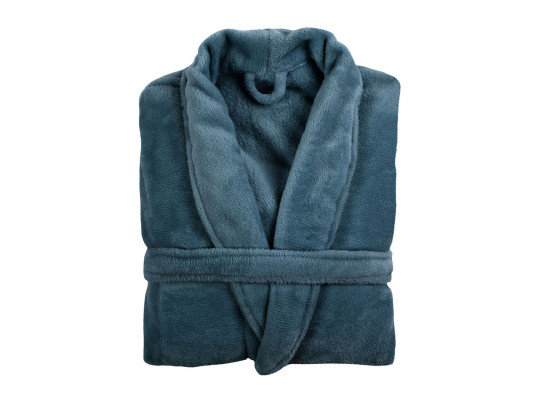 Bathrobe TISECO 3446BLUEFUSION COSY MICROFLANNEL S/M 