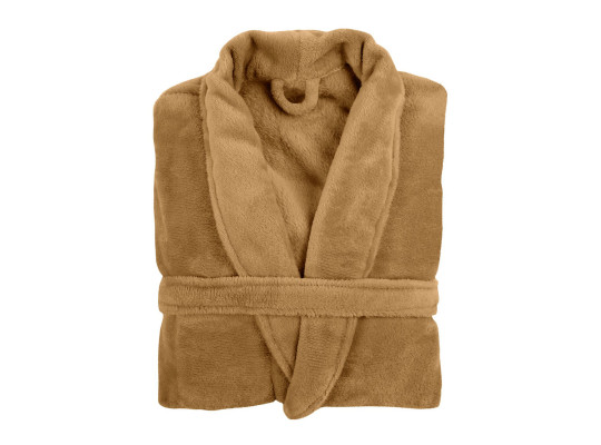 Bathrobe TISECO 3446INDIANTAN COSY MICROFLANNEL S/M 