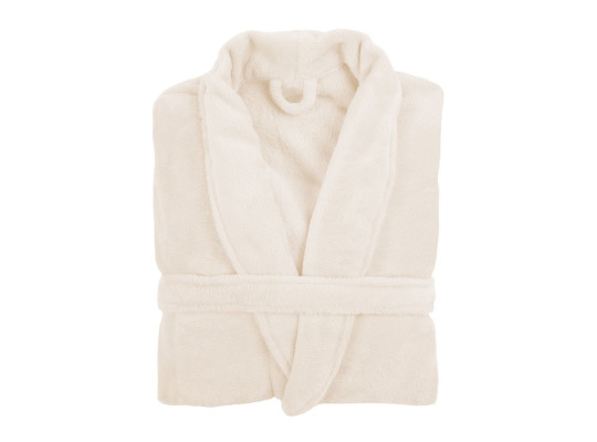 Bathrobe TISECO 3446IVORY COSY MICROFLANNEL S/M 