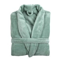 Bathrobe TISECO 3447GREENSAGE COSY MICROFLANNEL L/XL 