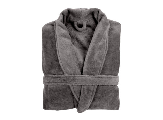 Bathrobe TISECO 3447GREY COSY MICROFLANNEL L/XL 