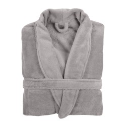 Bathrobe TISECO 3447GREYLIGHT COSY MICROFLANNEL L/XL 