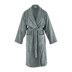 Bathrobe TISECO 3520GREY DELUX S/M 