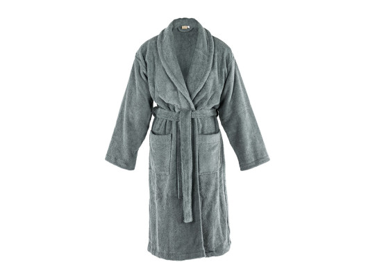 Bathrobe TISECO 3520GREY DELUX S/M 