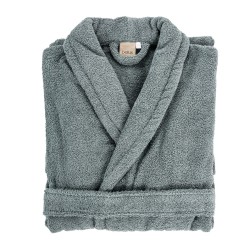 Bathrobe TISECO 3520GREY DELUX S/M 