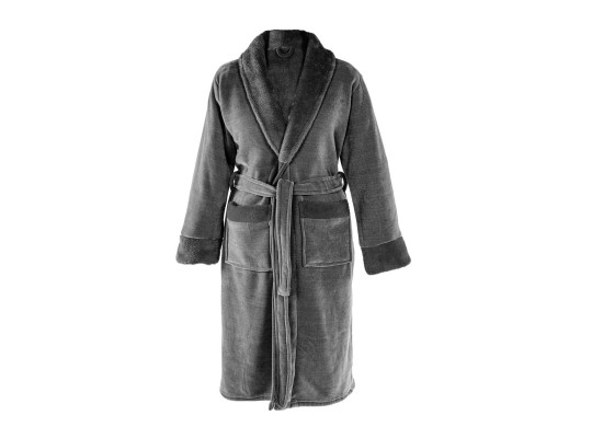 Bathrobe TISECO 3539GREY CHENILLE L120CM S/M 
