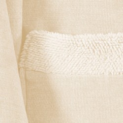 Bathrobe TISECO 3539IVORY CHENILLE L120CM S/M 